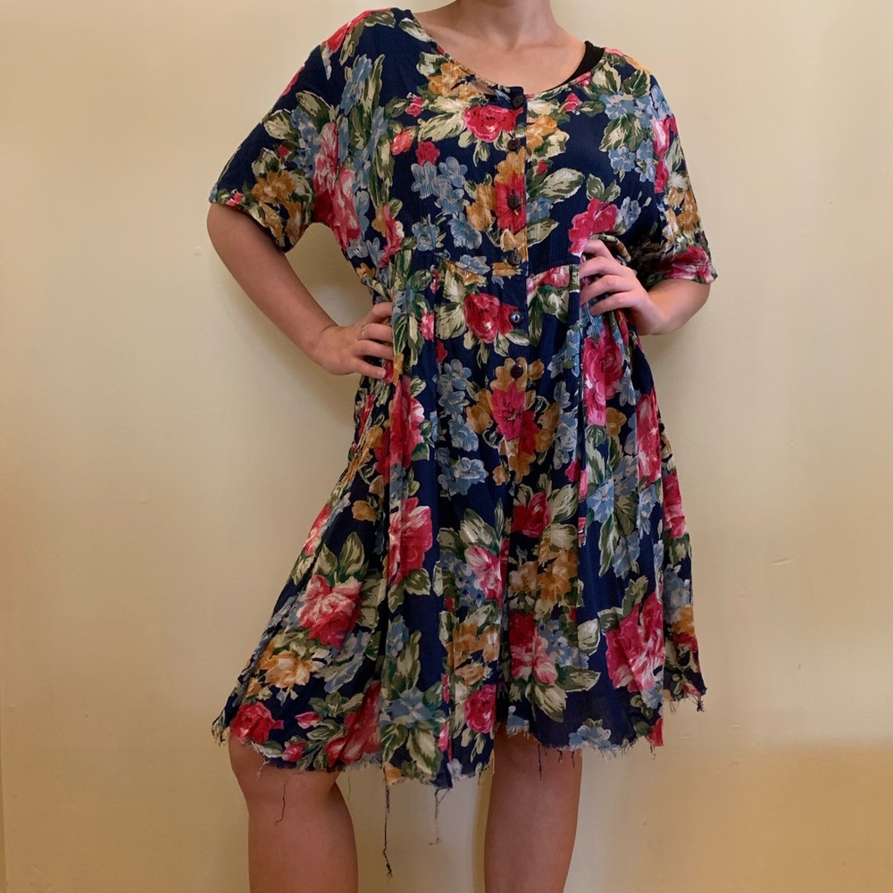 Vintage floral romper